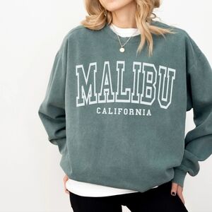 Hollister Women's Green Sweatshirt Size M